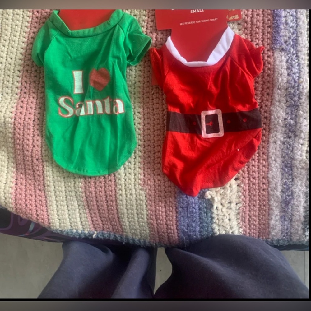 I love Santa small shirts for dogs